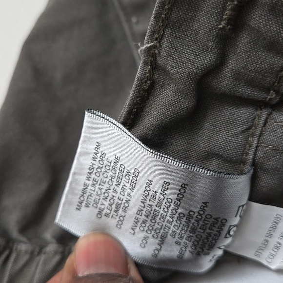 Savane Olive Green Cargo Shorts Classic Utilitarian Style Size W32 - Picture 7 of 7